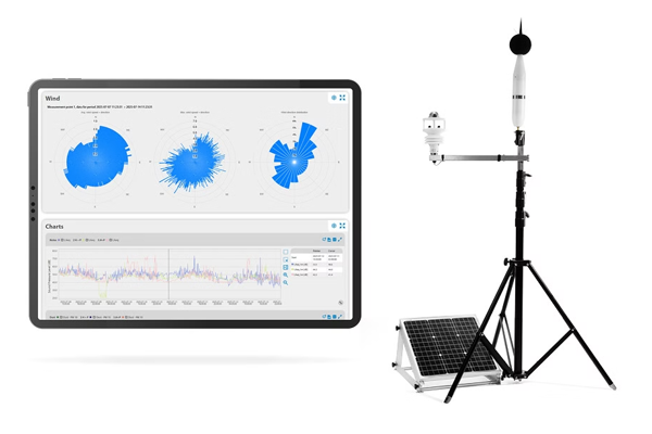 Basystemen Geluidmeten.Nl Geluidmeetstation Kopen Geluidsrichting Svantek Sv 303