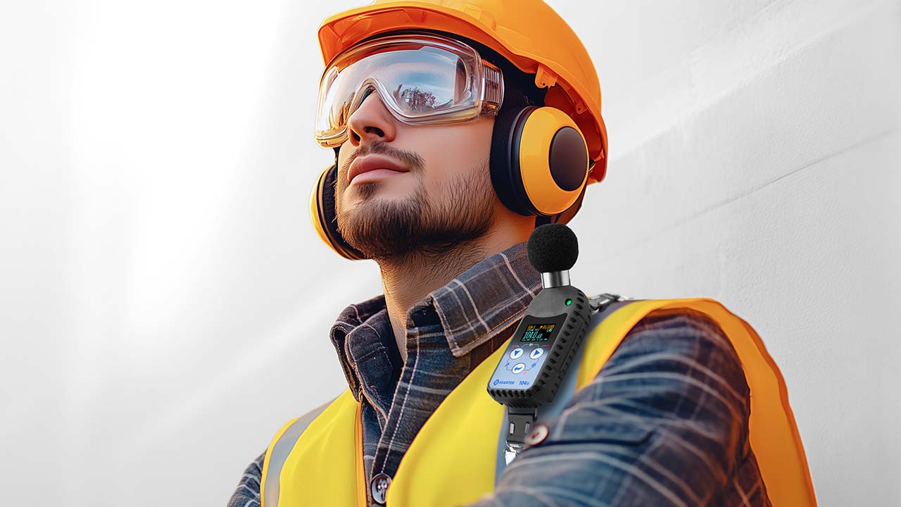 Dosimetrie Onderzoek Met Svantek SV 104 Persoonlijke Geluidsdosimeter Tijdens RI&E Geluidsmeting Op Industriële Werkplek Basystemen